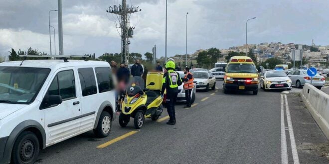 זירת אירוע - ירי בכביש - מד"א כללי