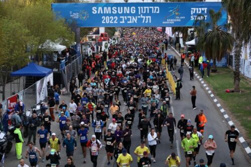 40,000 runners participated in the Samsung Tel Aviv 2022 Marathon