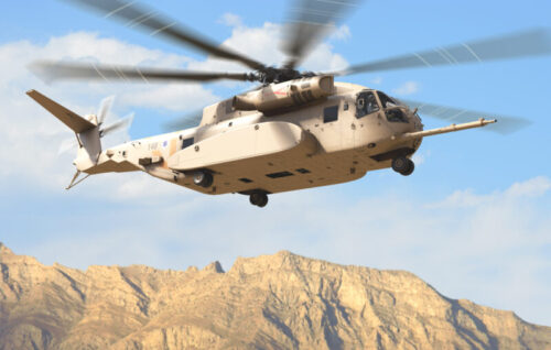 The CH-53K helicopter