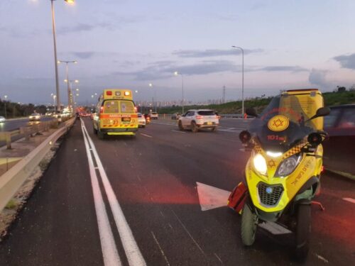 A 27-year-old Motorcyclist Slipped On Route 5, His Condition Is Serious ...